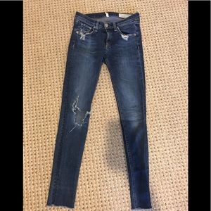 Rag and Bond skinny distressed jeans size 25
